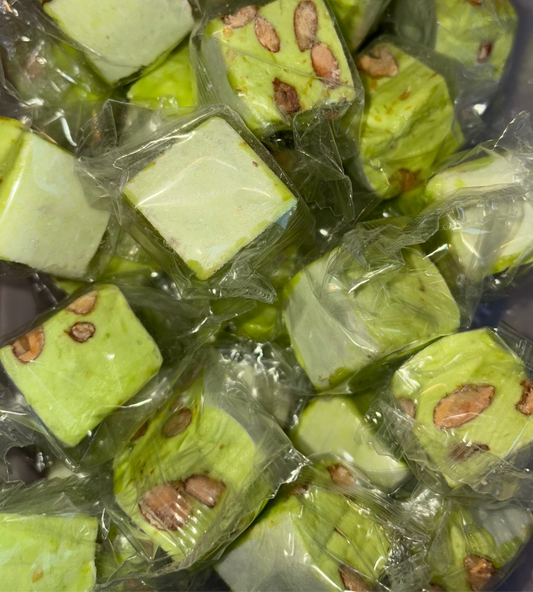 Gros Cube Nougat Pisctache (à l’unité)