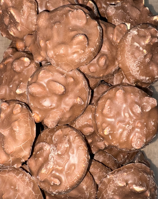 Biscuit Chocolat Fourrés Caramel et Cacahuètes (Lot de 3)