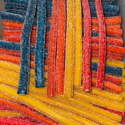 Bâtons Fourrés Sucrés ARC EN CIEL (Lot de 4)