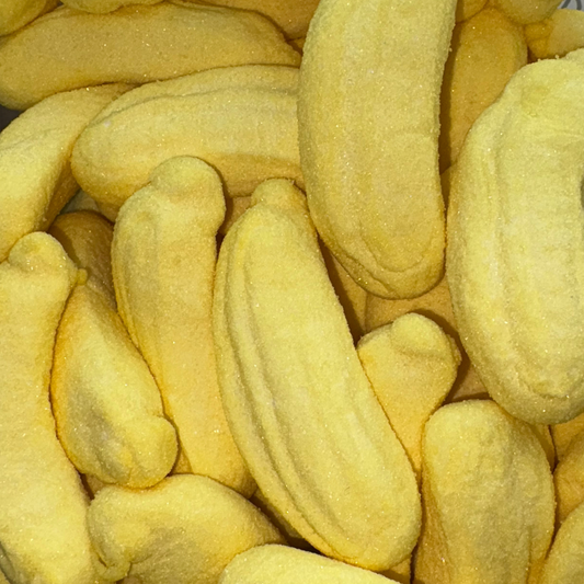 Bananes Marshmallow Fourrées au Chocolat (Lot de 5)