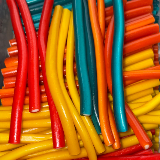 Bâtons fourrés Lisses ARC EN CIEL (Lot de 4)