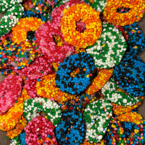 Anneaux Perlés Acidulés (100g)