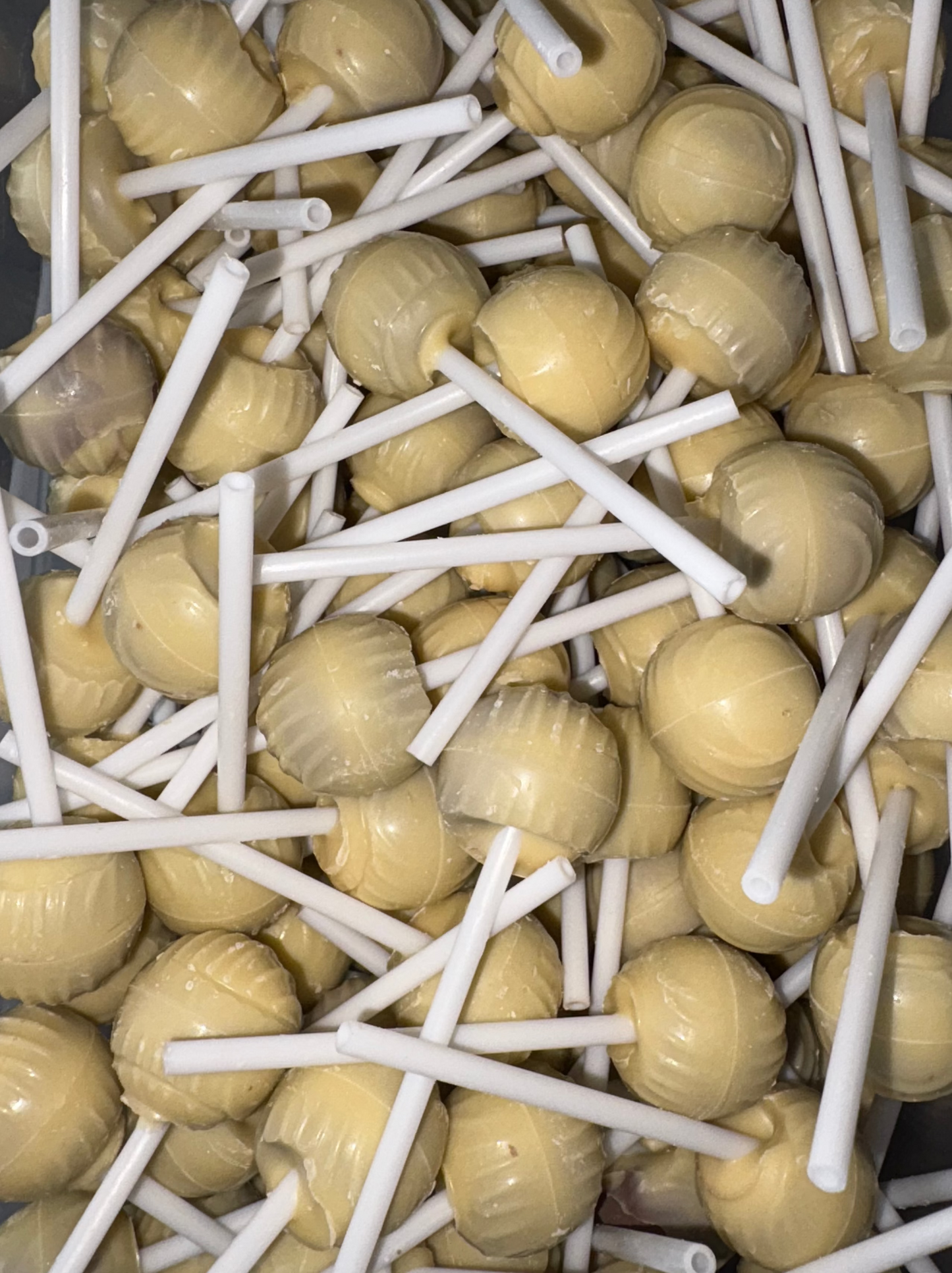 Sucette Chocolat Blanc-Crème De Noisette (Lot de 4)