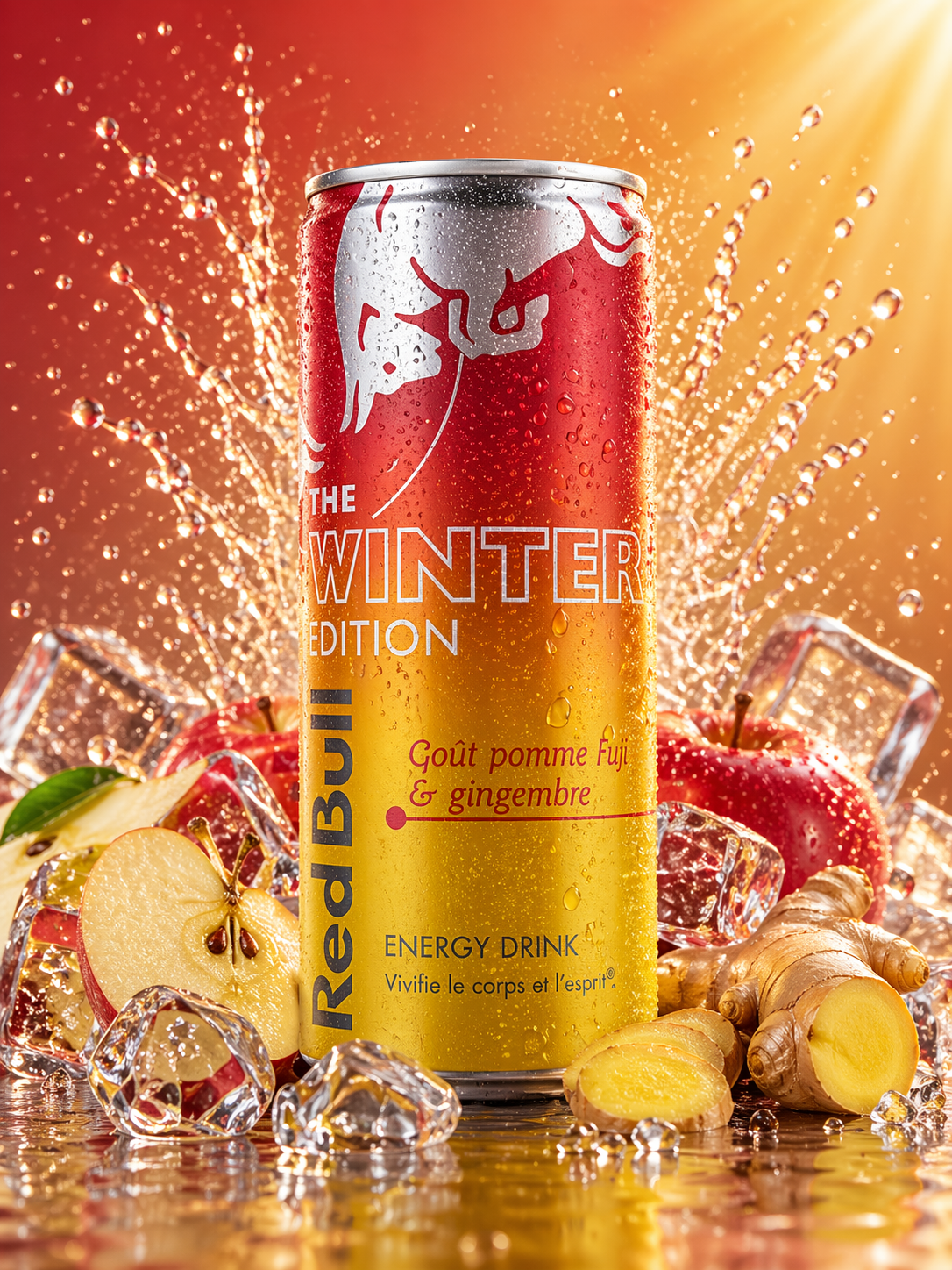 Red Bull Pomme Fuji et Gingembre (x1)